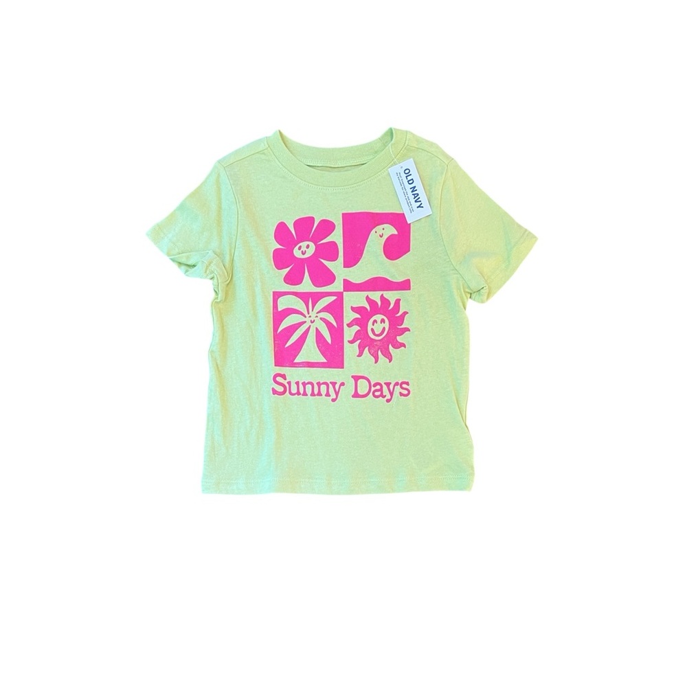“Sunny Days” Bright Yellow Shirt Size 3T